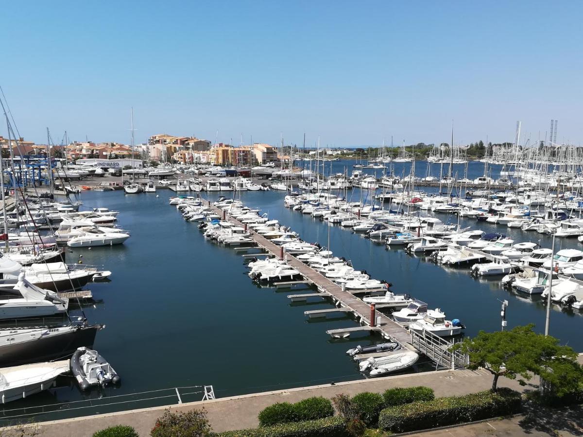 Studio Cabine Vue Port Avec Parking Prive, Piscine, Parc, Boulodrome آجد المظهر الخارجي الصورة