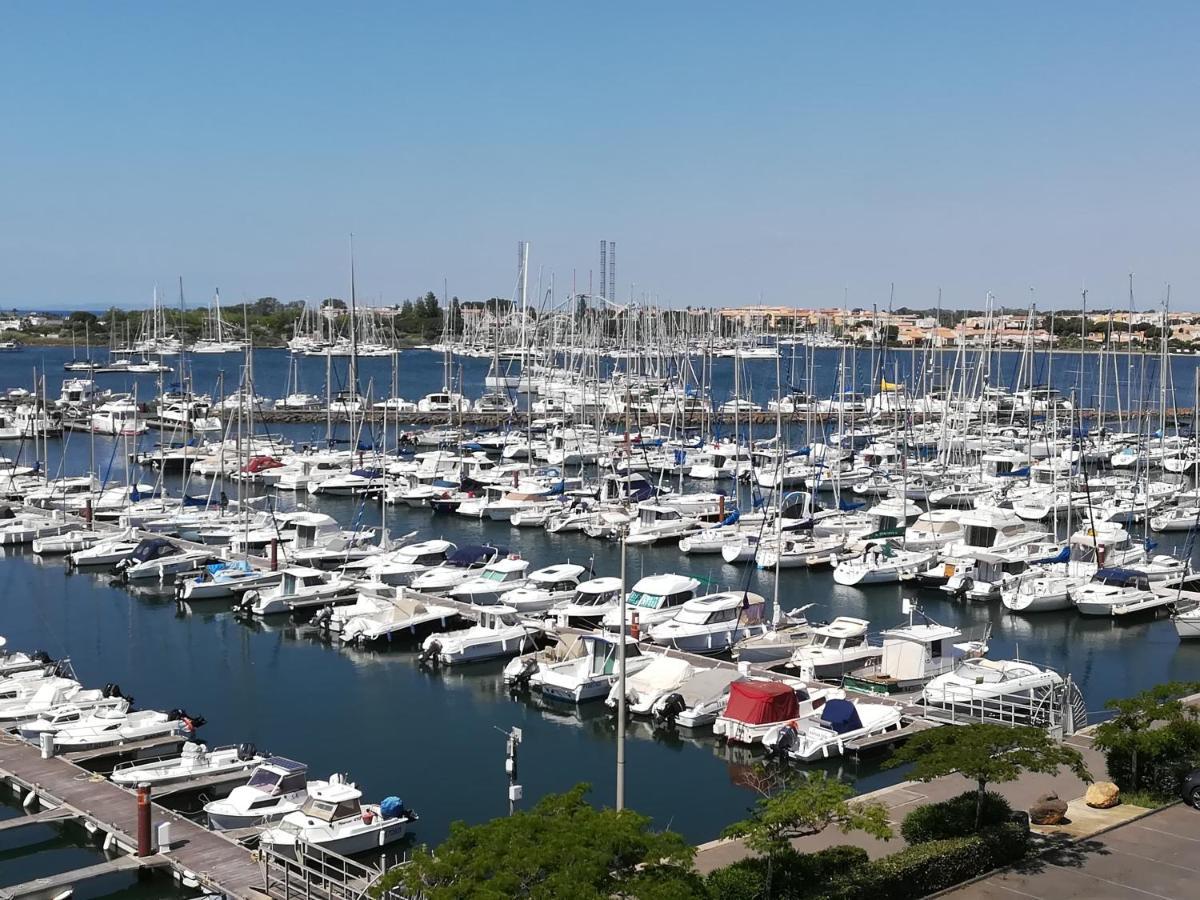 Studio Cabine Vue Port Avec Parking Prive, Piscine, Parc, Boulodrome آجد المظهر الخارجي الصورة